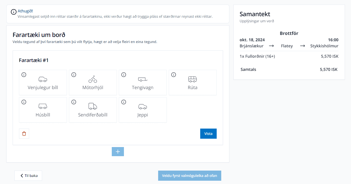 Skref 3 - Bílar 2